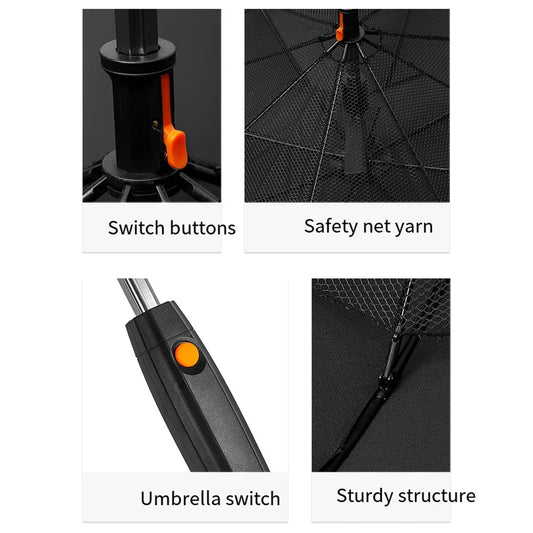 3 in 1 Umbrella With Fan And Mist Spray USB Rechargeable Portable Cooling Summer Sunshade Fan Bumbershoot Uv Blocking Umbrella